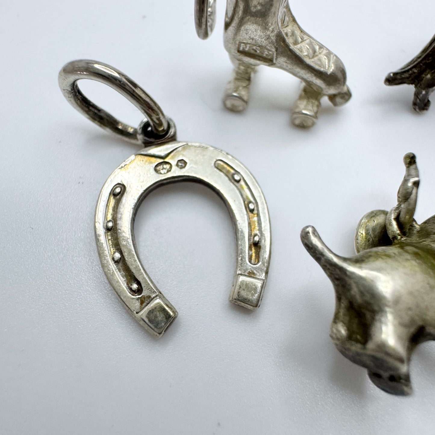 Denmark / Sweden 1950-60s. Solid Silver Charms