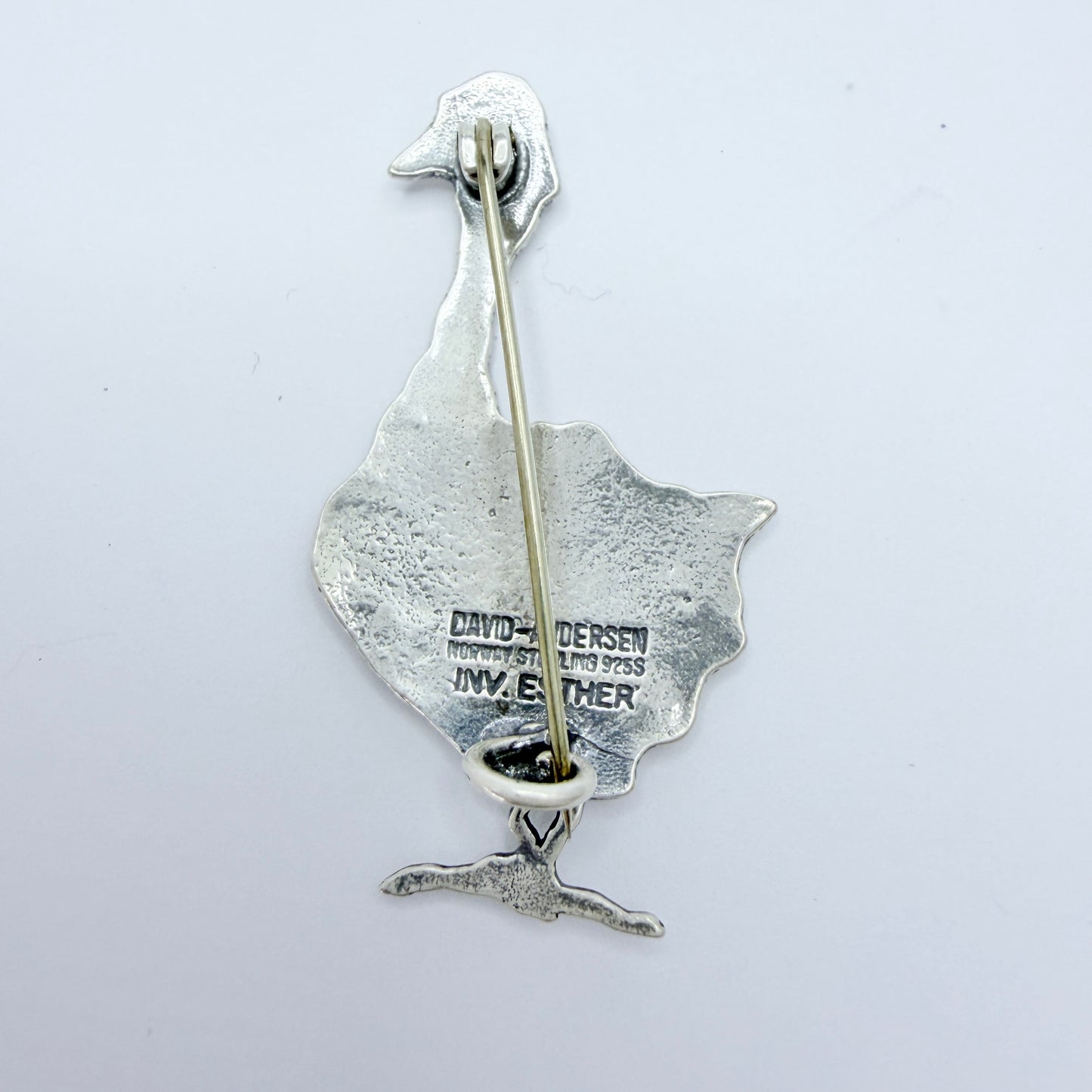 Esther Slagsvold for David-Andersen, Norway. Vintage Sterling Silver Brooch.
