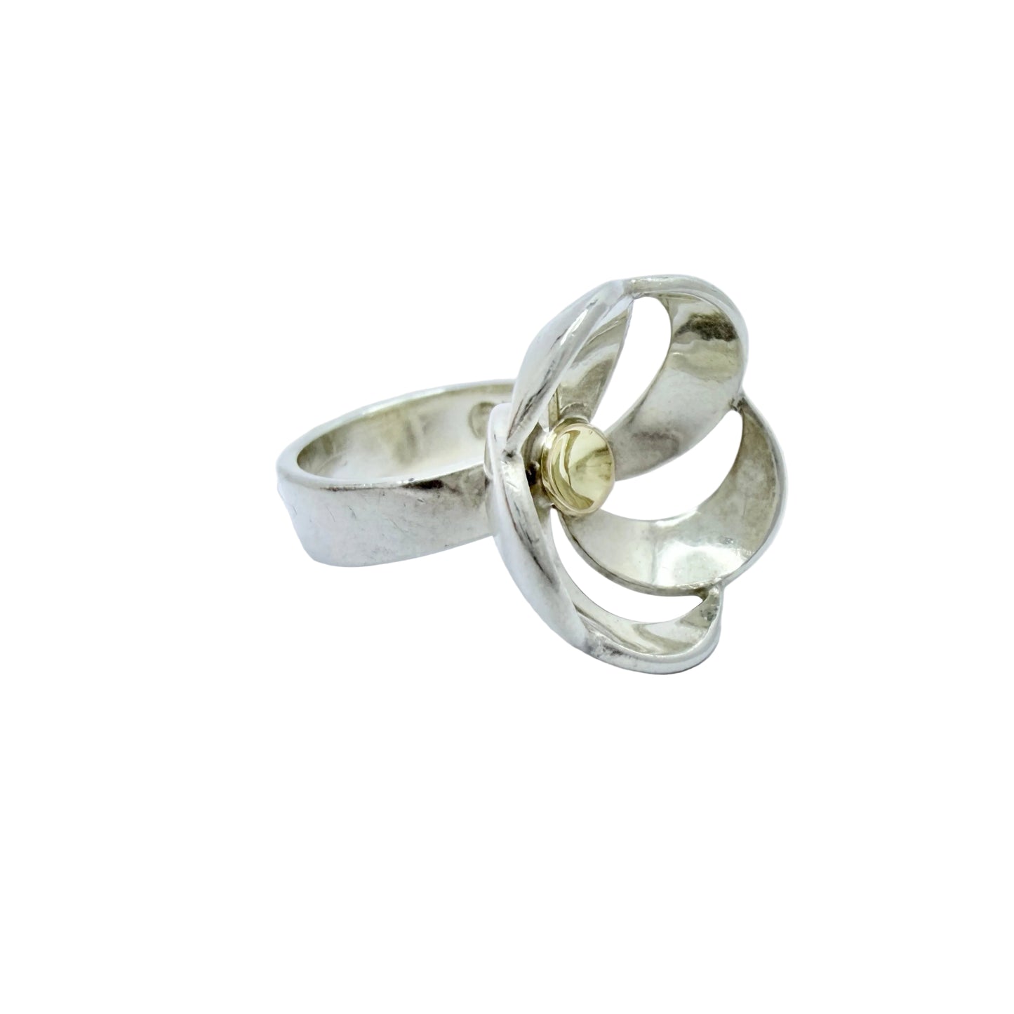 Sven-Erik Högberg, Sweden year 1970. Vintage Sterling Silver Ring.