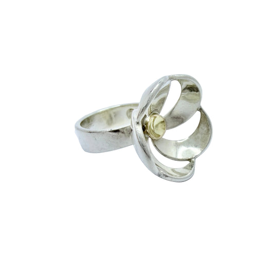 Sven-Erik Högberg, Sweden year 1970. Vintage Sterling Silver Ring.