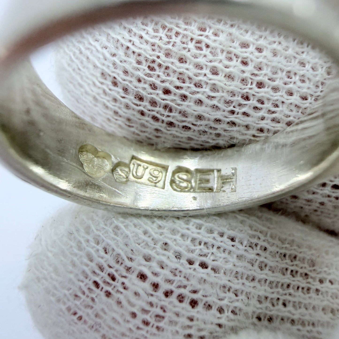 Sven-Erik Högberg, Sweden year 1970. Vintage Sterling Silver Ring.