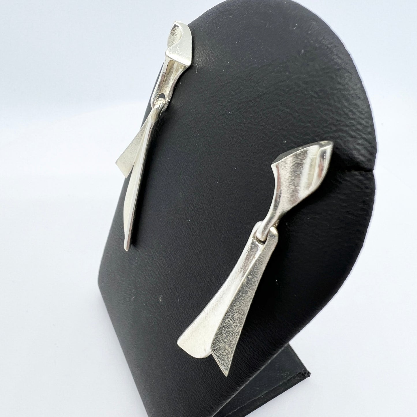 Björn Weckström for Lapponia Finland. Vintage Sterling Silver Dangle Earrings.