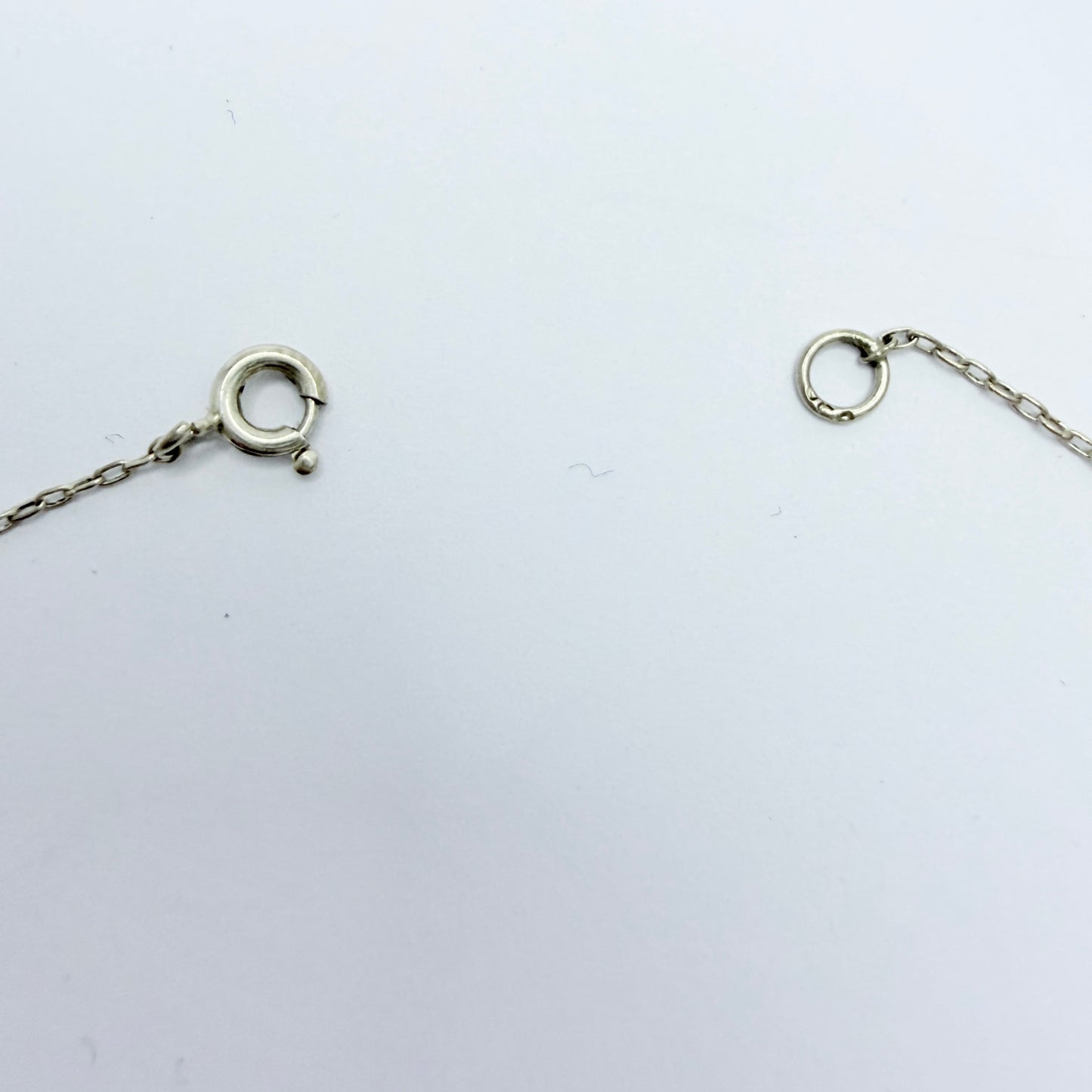Antique Solid Silver Amethyst Négligée Necklace.