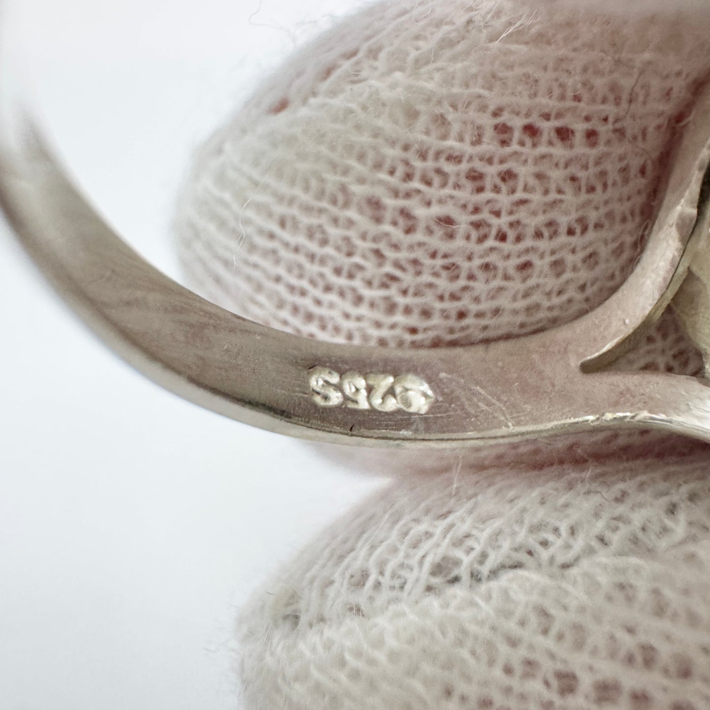 Herman Siersbøl, Denmark ca 1950s. Sterling Silver Onyx Ring.