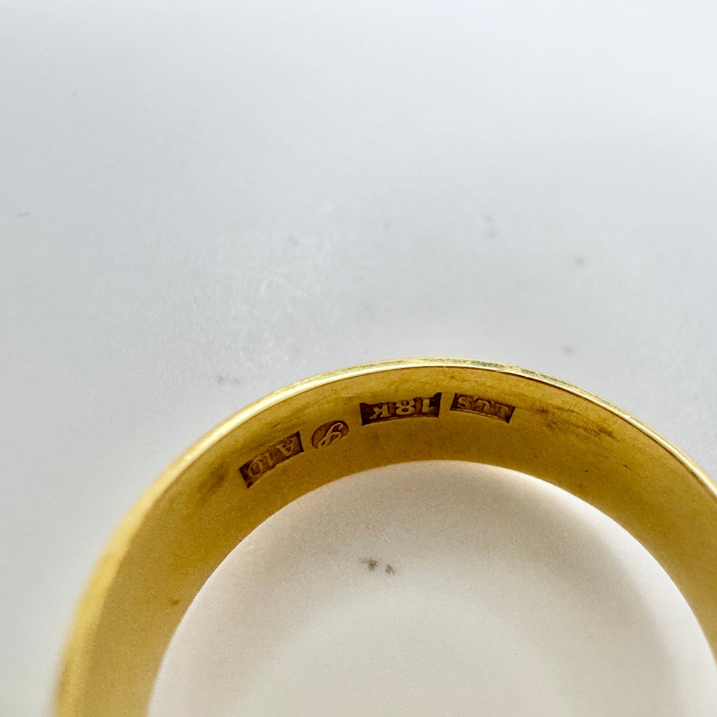 Sweden 1975. Vintage 18k Gold Rock Crystal Cocktail Ring. 6 gram