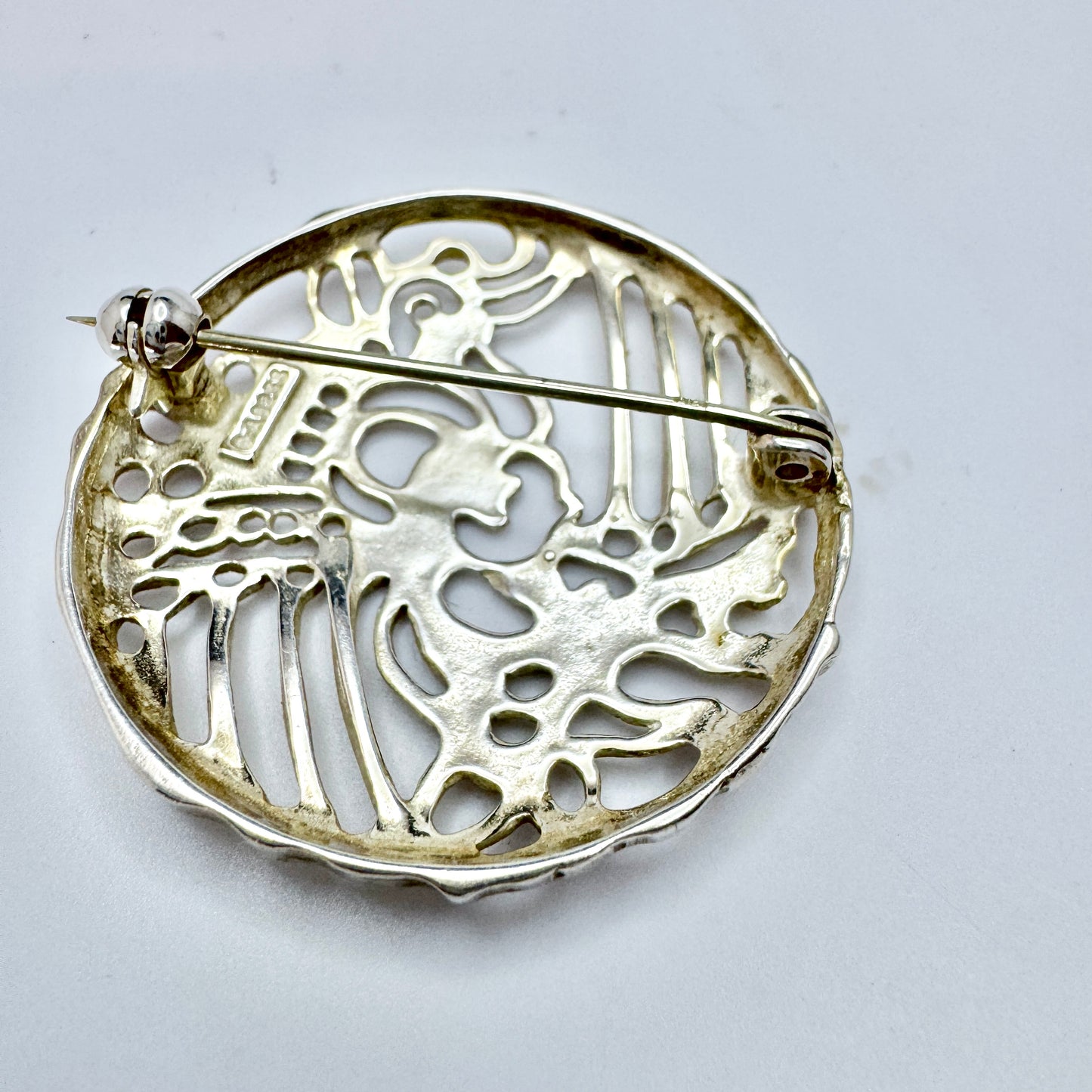 David-Andersen, Norway. Vintage Sterling Silver Brooch.