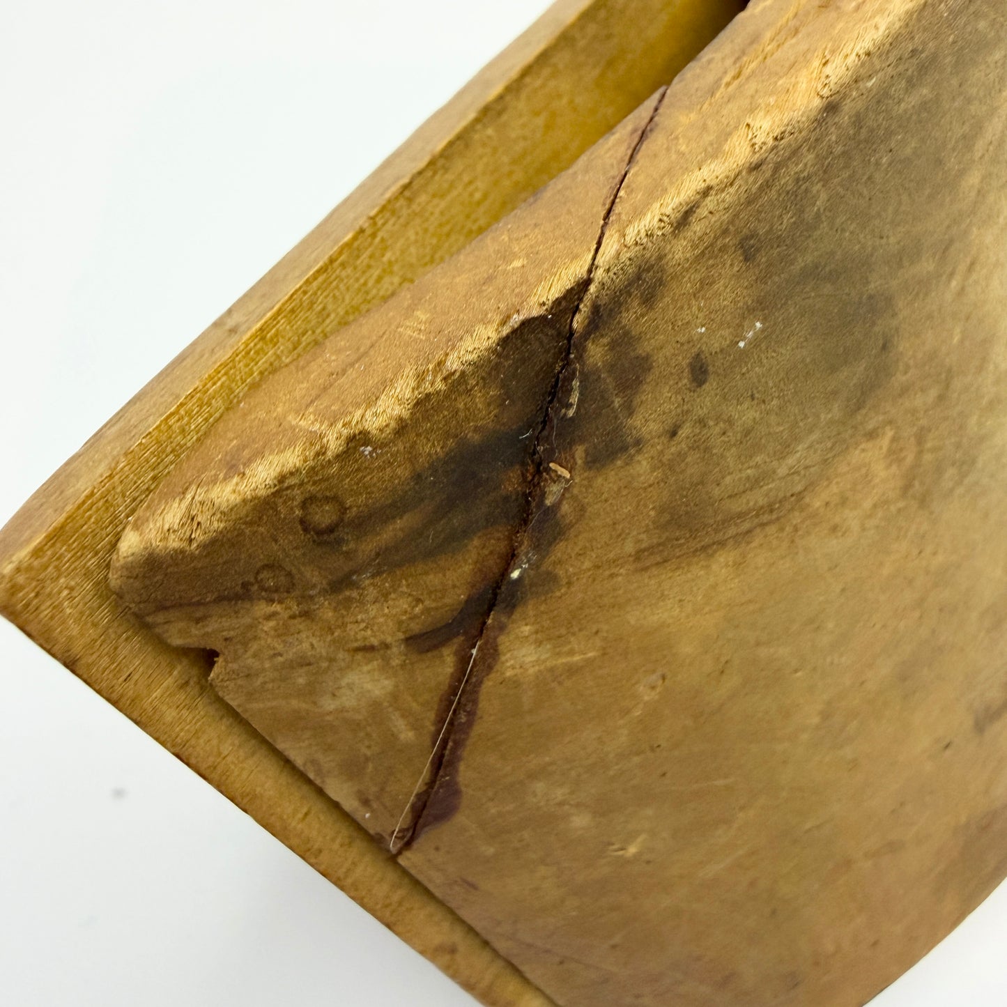 Antique Norwegian Wood Rocker Ink Blotter