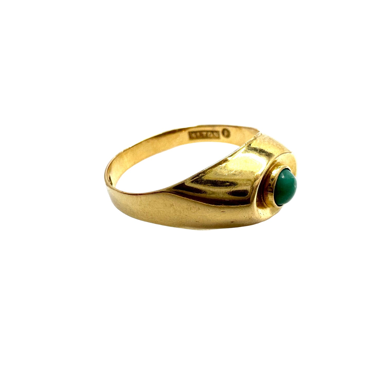 Alton, Sweden 1965. Vintage 18k Gold Turquoise Ring