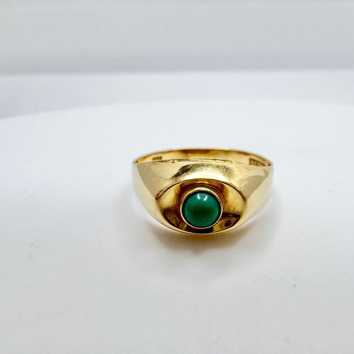 Alton, Sweden 1965. Vintage 18k Gold Turquoise Ring