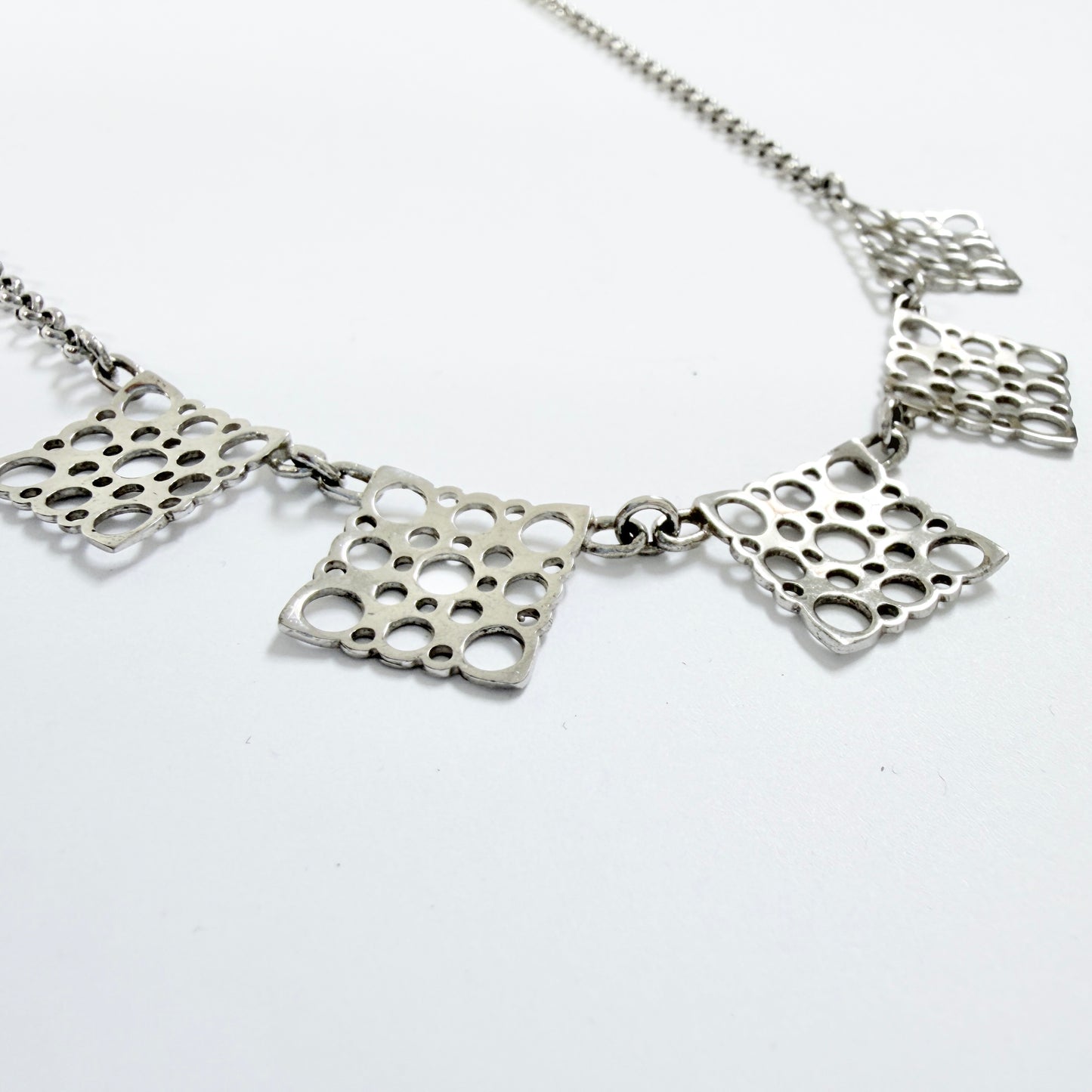 Liisa Vitali for Kultakeskus, Finland Vintage Sterling Silver Necklace