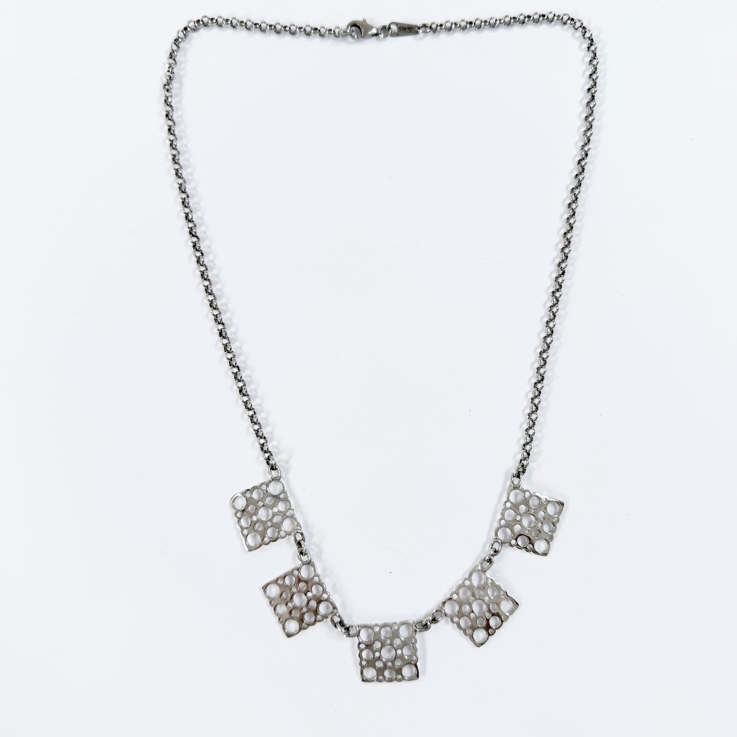 Liisa Vitali for Kultakeskus, Finland Vintage Sterling Silver Necklace