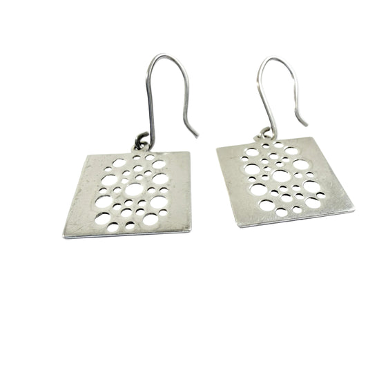 Liisa Vitali for Kultakeskus, Finland Vintage Sterling Silver Earrings