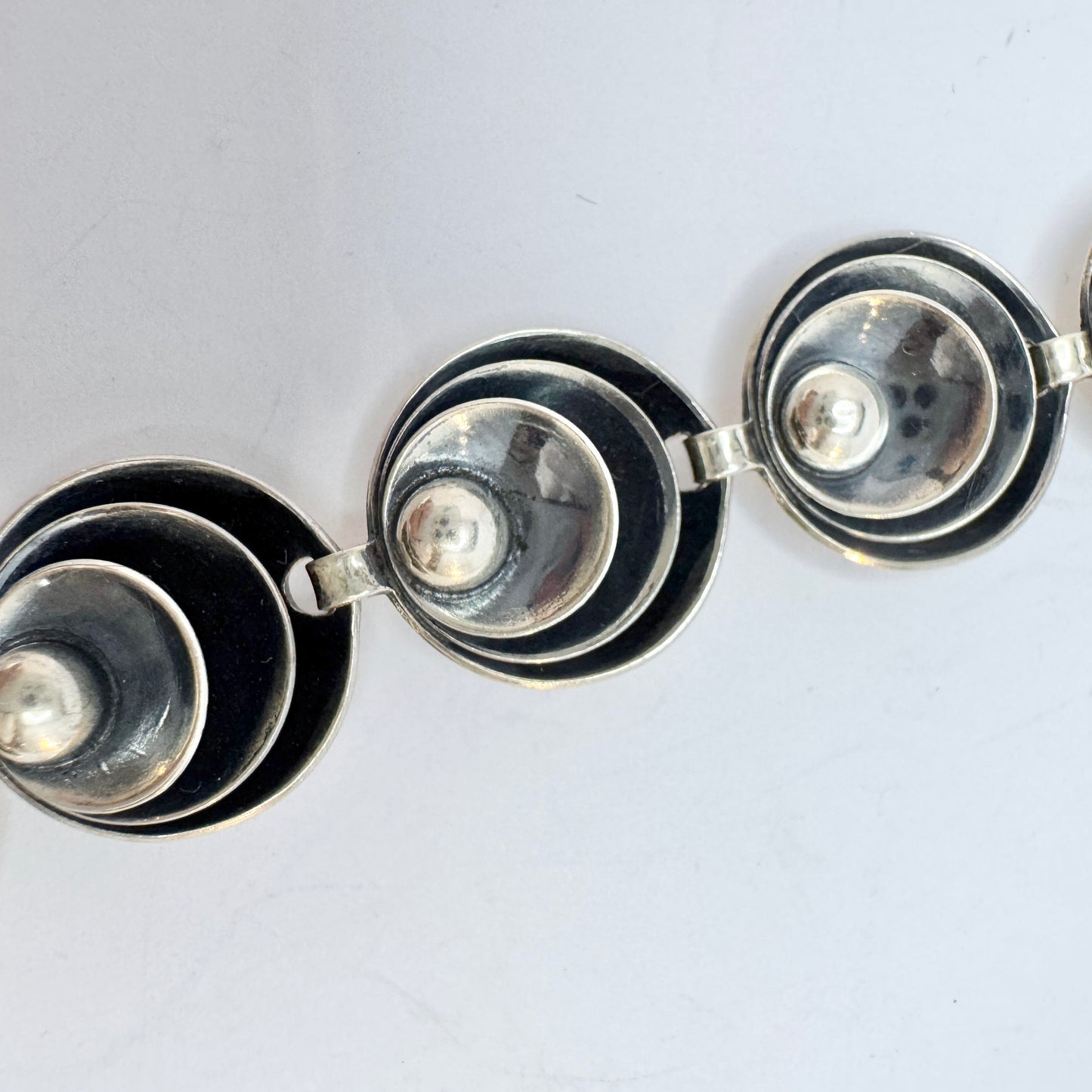 Herman Siersbøl, Denmark 1940-50s. Sterling Silver Necklace.