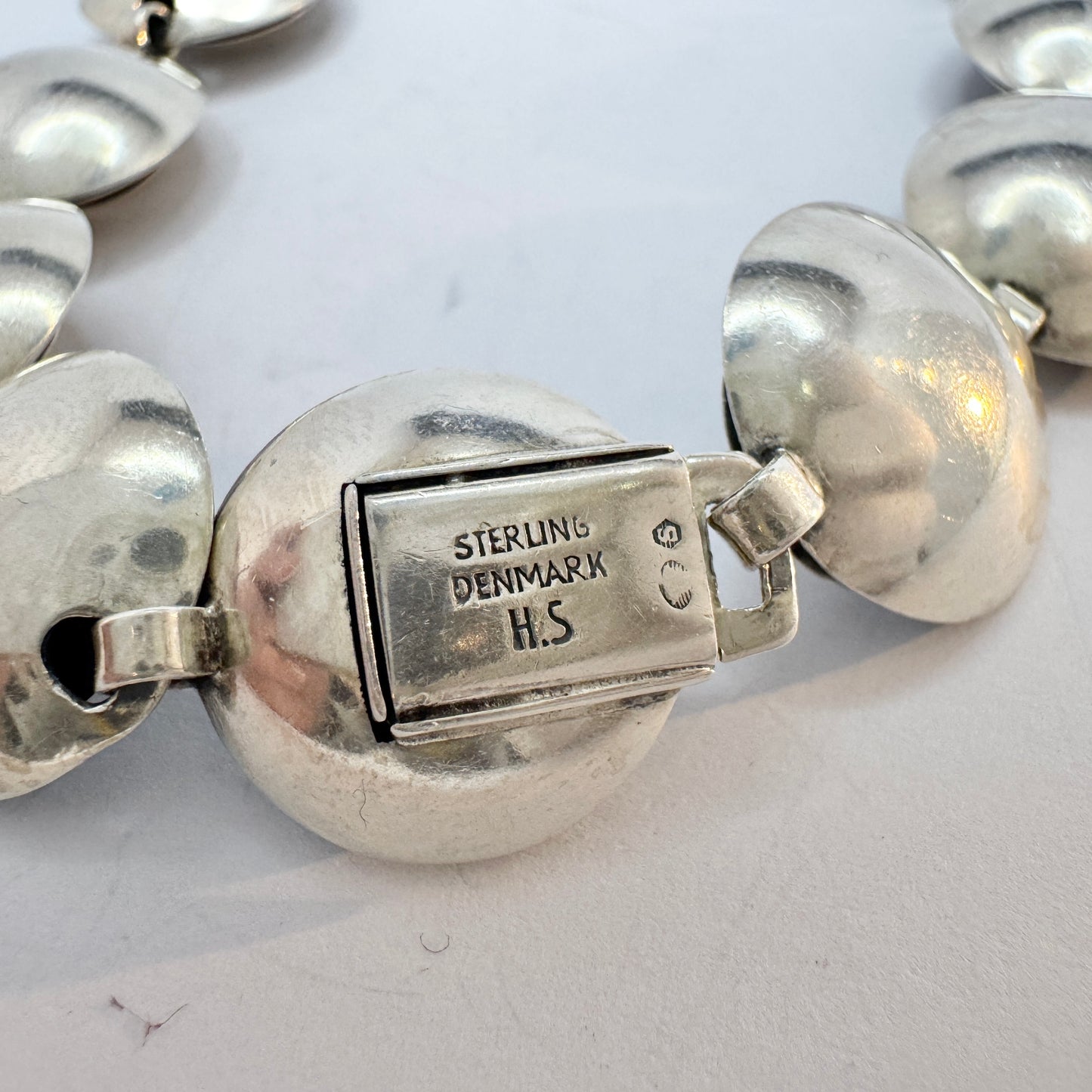 Herman Siersbøl, Denmark 1940-50s. Sterling Silver Necklace.