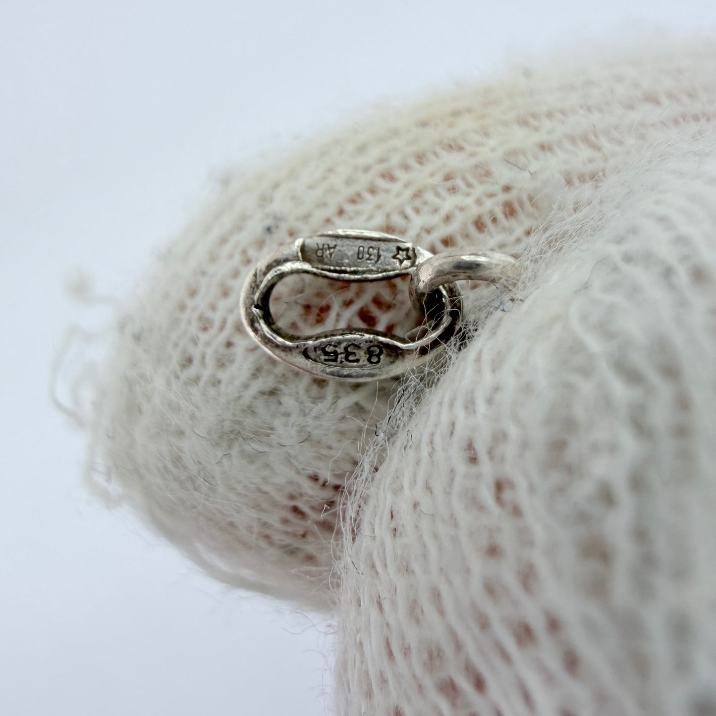 Maker 130. Arezzo, Italy. Vintage 80cm / 31.5in Box Chain Necklace.