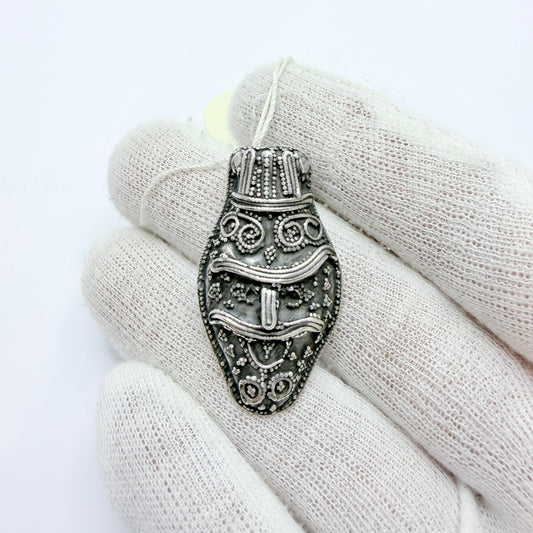 Bengt Hallberg, Sweden. Vintage Viking Copy Sterling Silver Pendant.