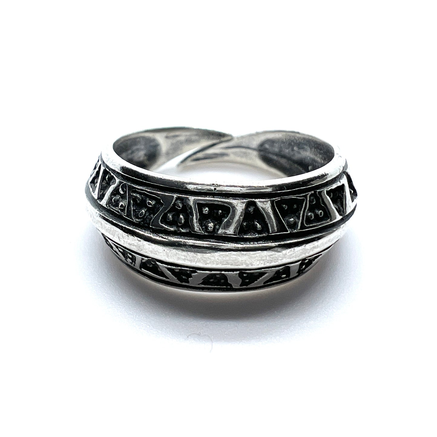 Sigmund Espeland, Norway. Vintage Sterling Silver Viking Copy Unisex Ring.