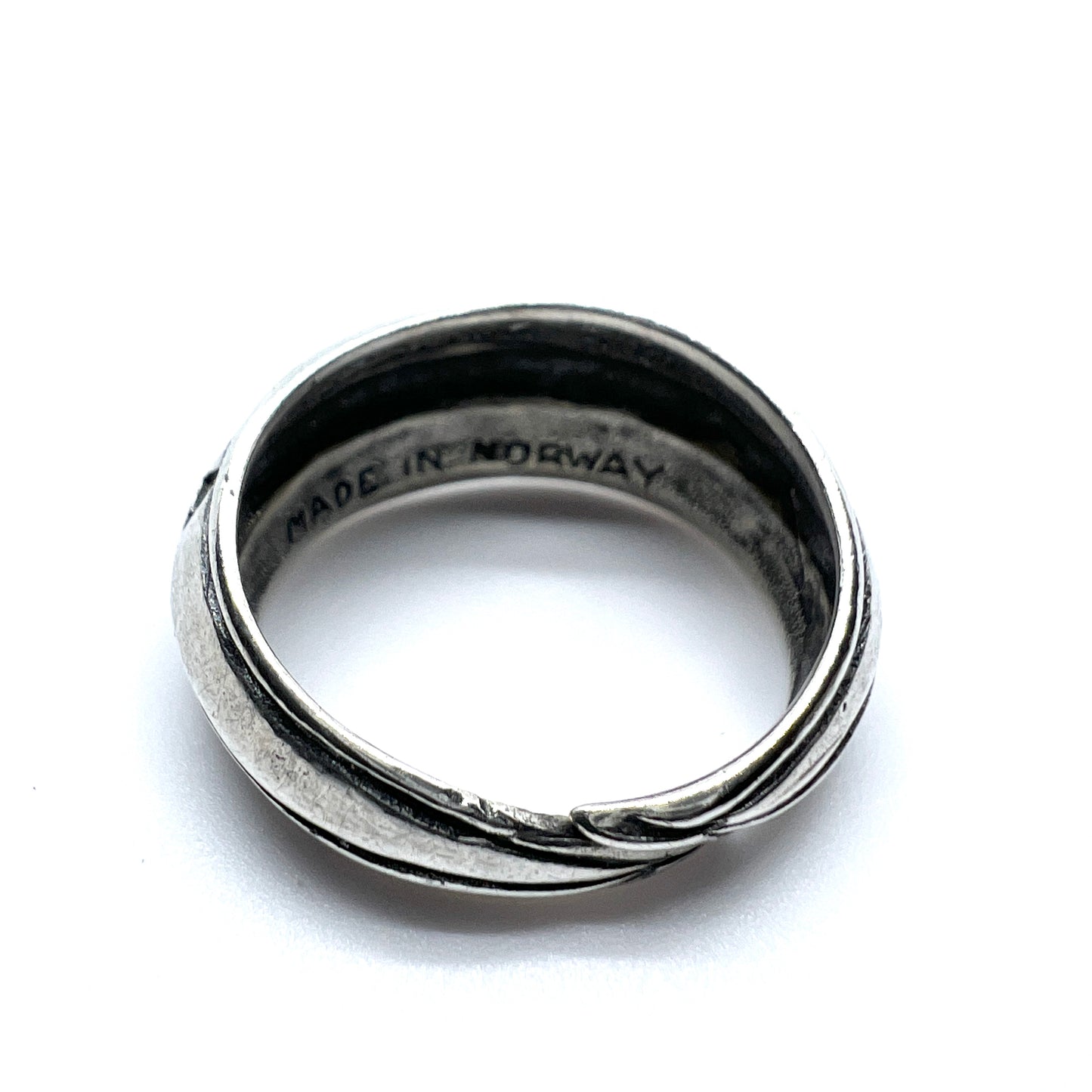 Sigmund Espeland, Norway. Vintage Sterling Silver Viking Copy Unisex Ring.