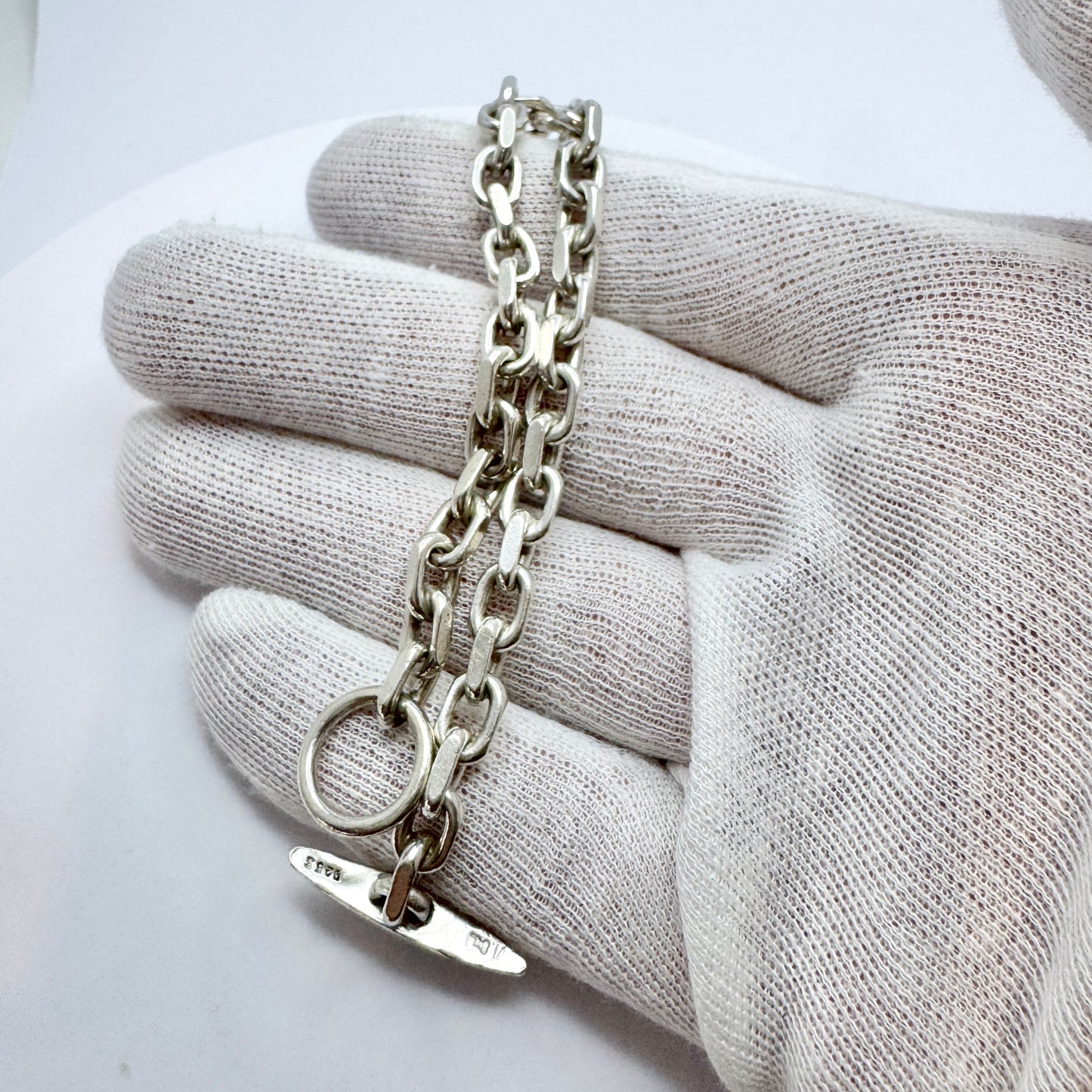 Denmark 1960s. Vintage Sterling Silver Bracelet.