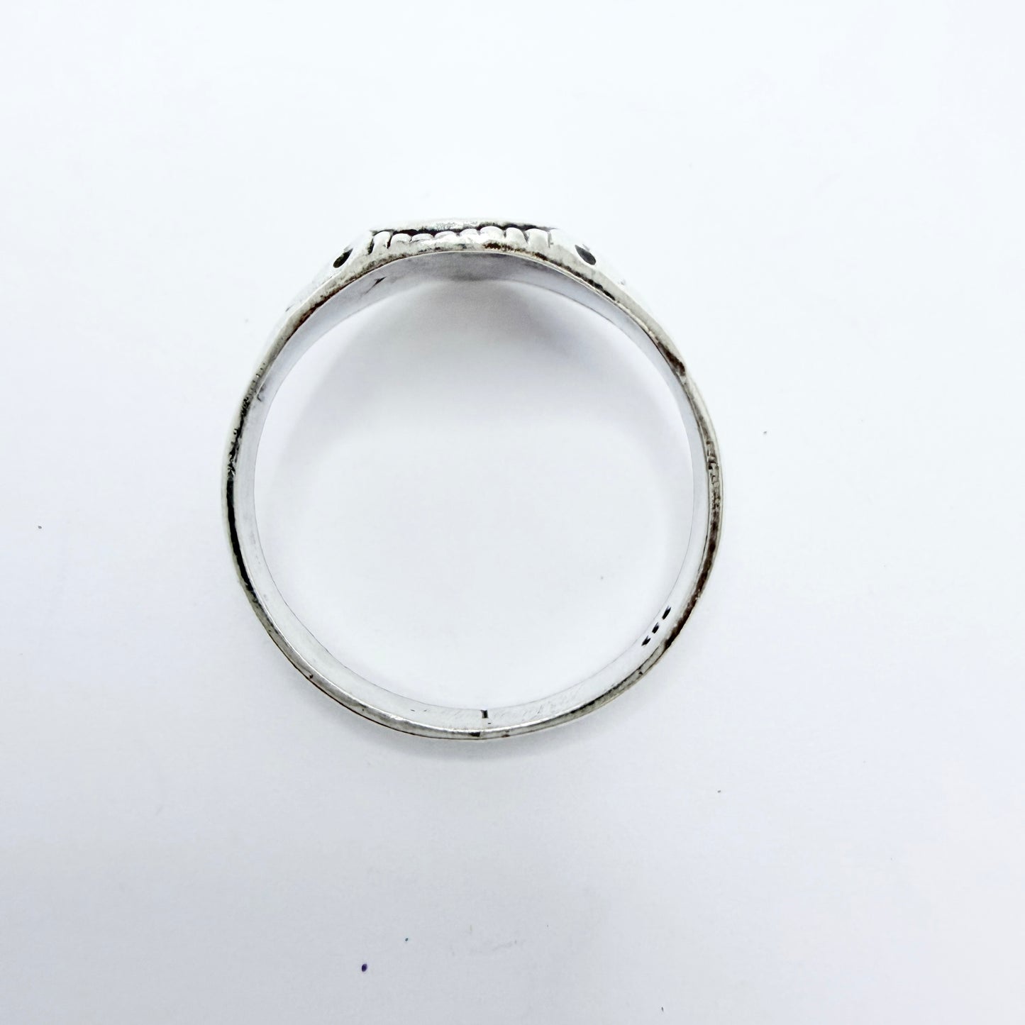 Vintage c 1950. Vintage Sterling Silver Signet Ring