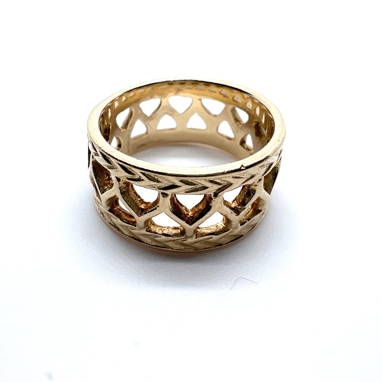 Vintage 18k Gold Roman Empire Era 300 A.D Copy Ring.