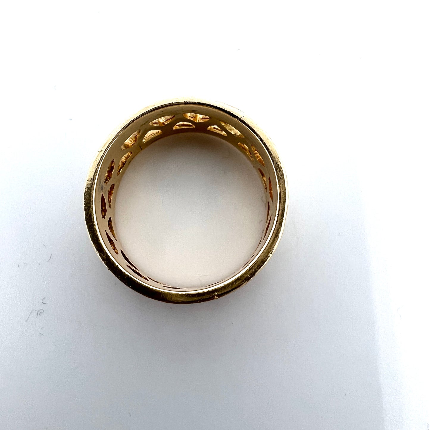 Vintage 18k Gold Roman Empire Era 300 A.D Copy Ring.