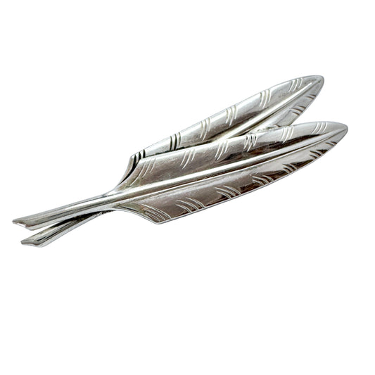 Hans Jensen, Denmark ca 1940s. Vintage Sterling Silver Brooch