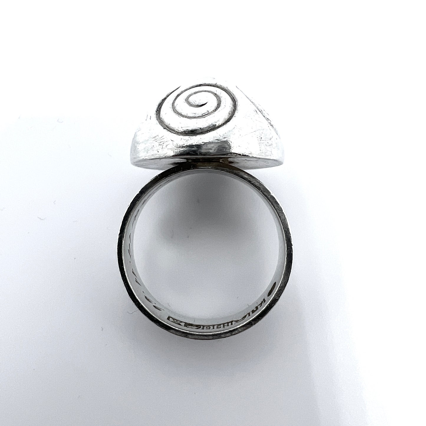 Kalevala Koru, Finland 1966. Vintage Solid Silver Ring.