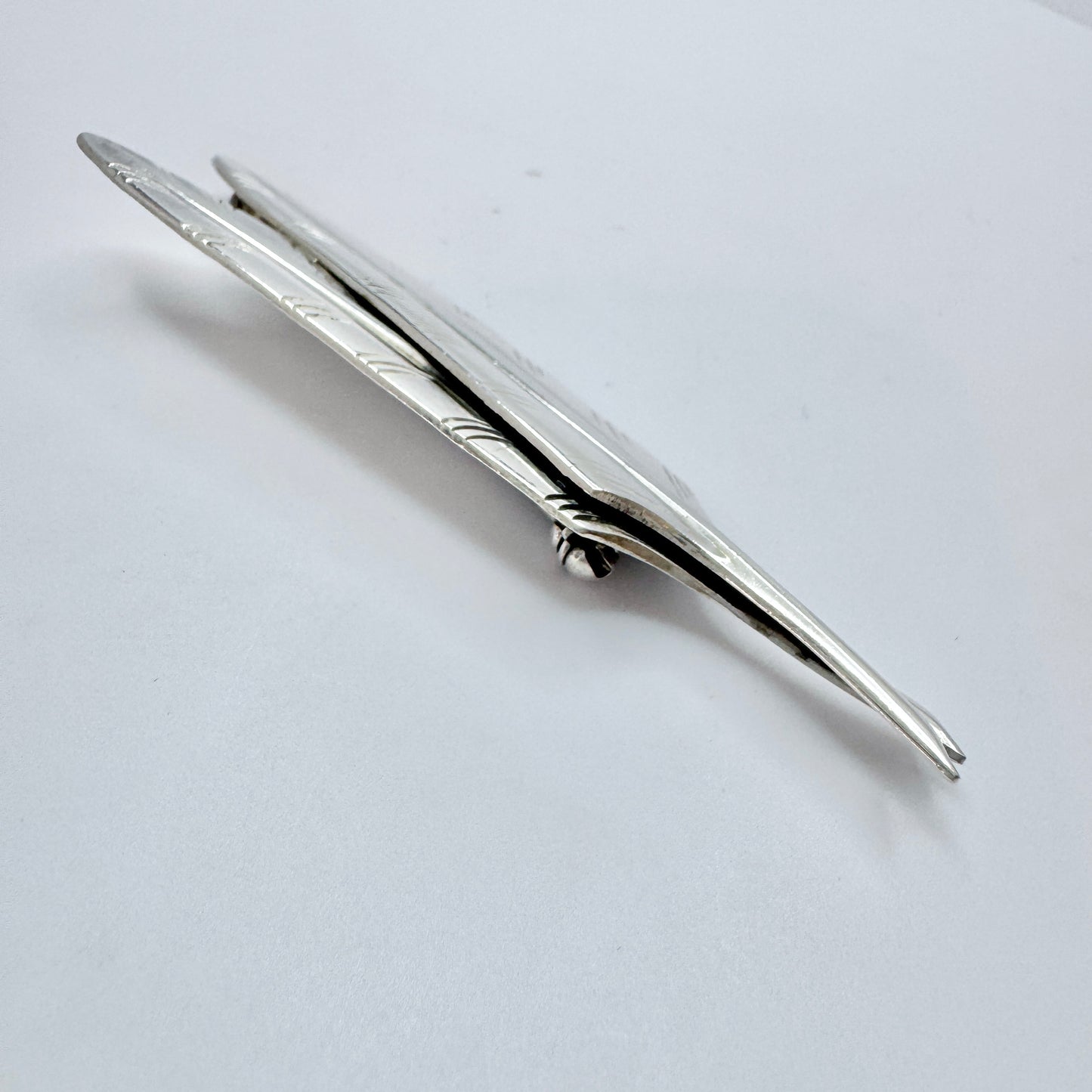 Hans Jensen, Denmark ca 1940s. Vintage Sterling Silver Brooch