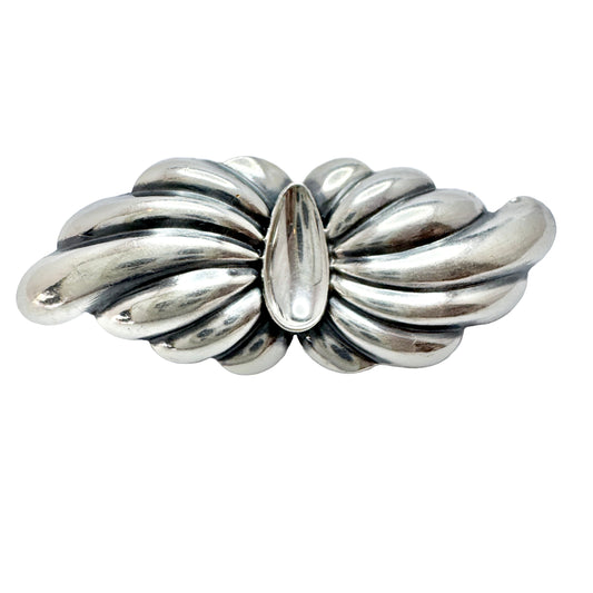 Niels Erik From, Denmark ca 1950s. Solid Silver Brooch.