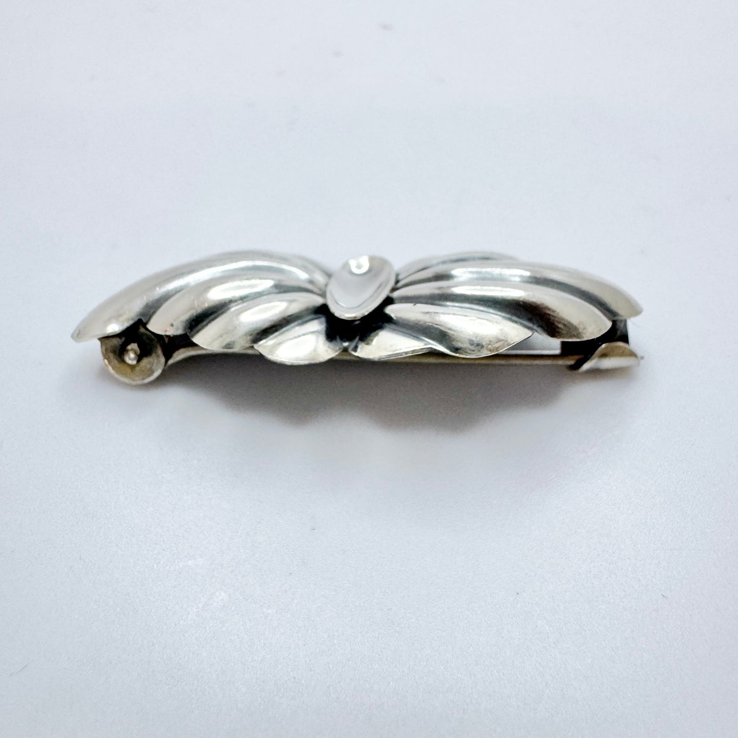 Niels Erik From, Denmark ca 1950s. Solid Silver Brooch.