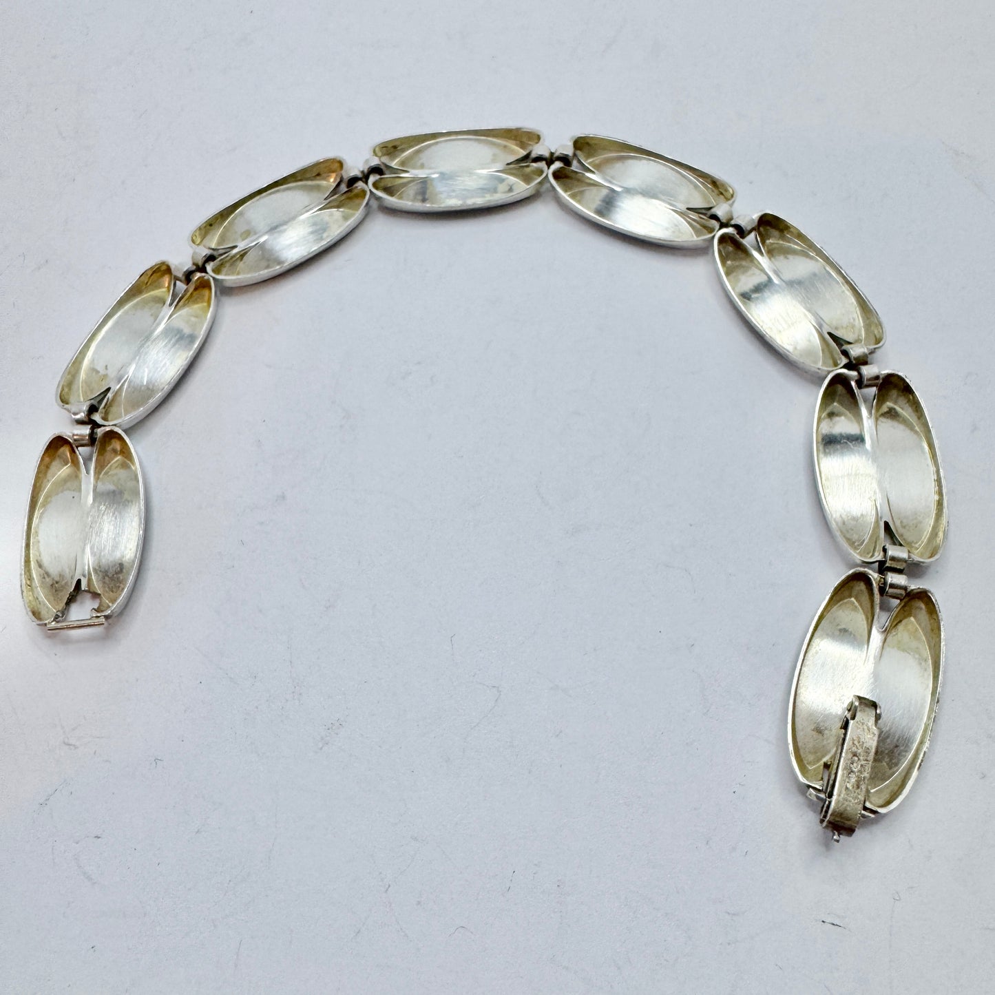 K&L-Kordes Lichtenfels, Germany c1950s. Solid SIlver Bracelet.