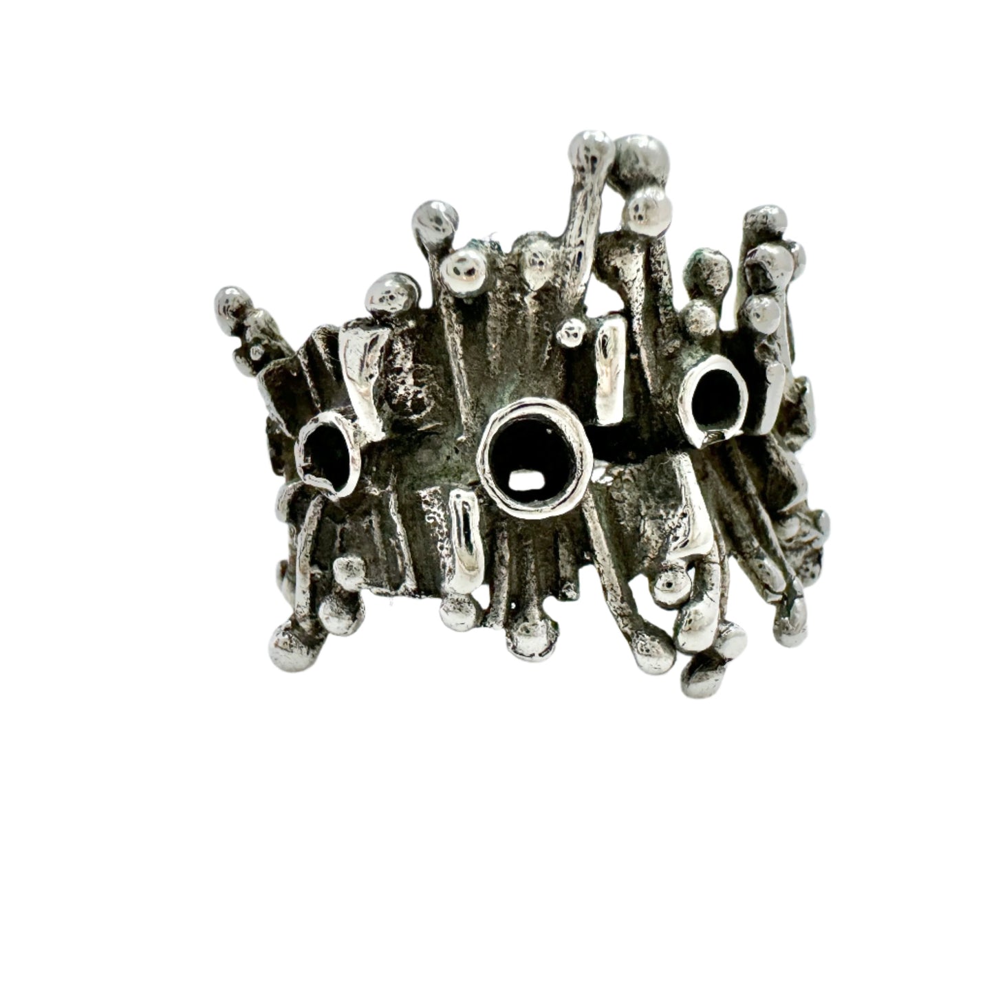 Martti Viikinniemi, Finland year 1970, Vintage Solid Silver Ring.