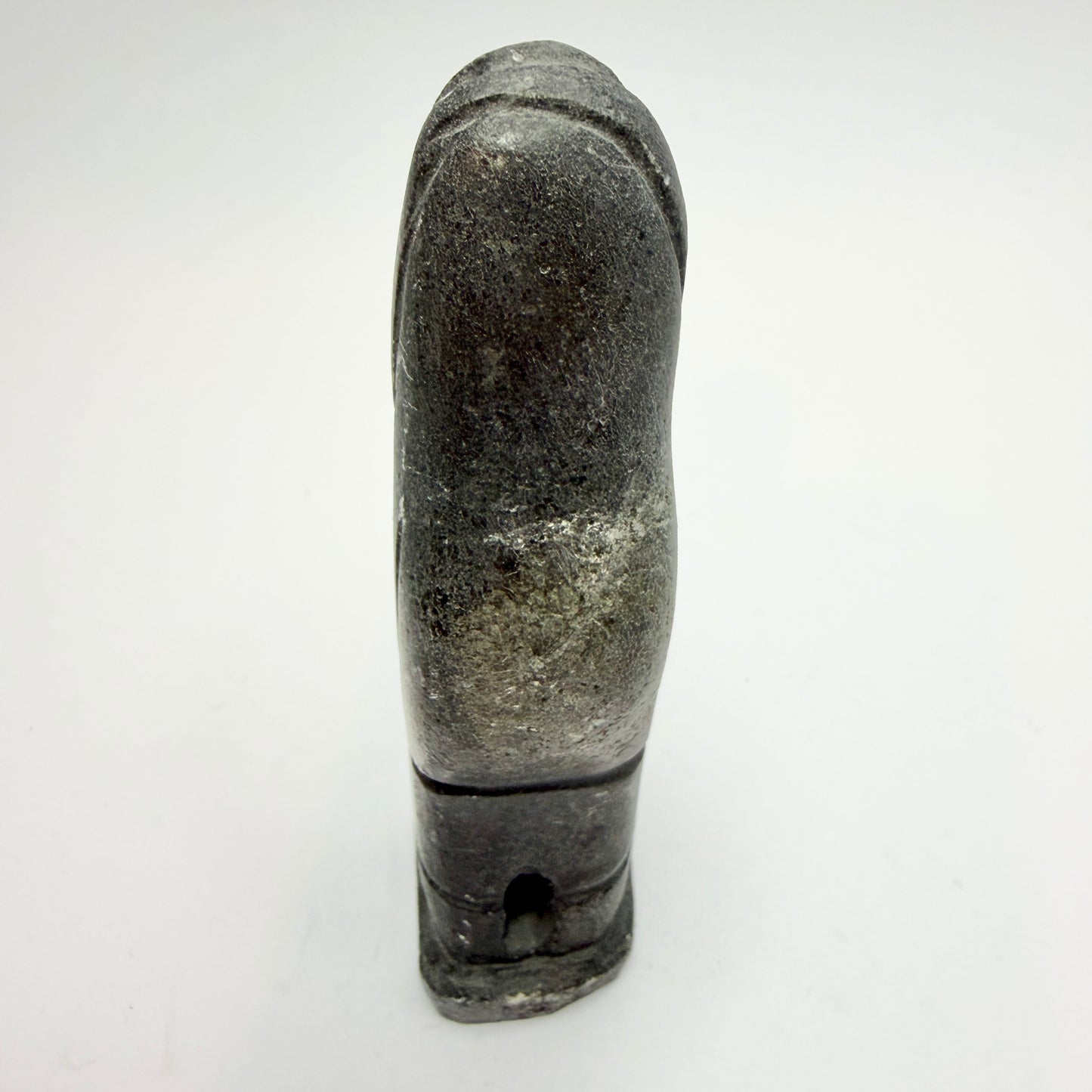 Inuit Eskimo Carved Soapstone Figurine. Signed.