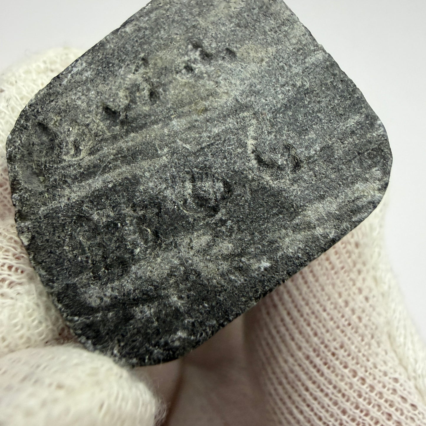 Inuit Eskimo Carved Soapstone Figurine. Signed.