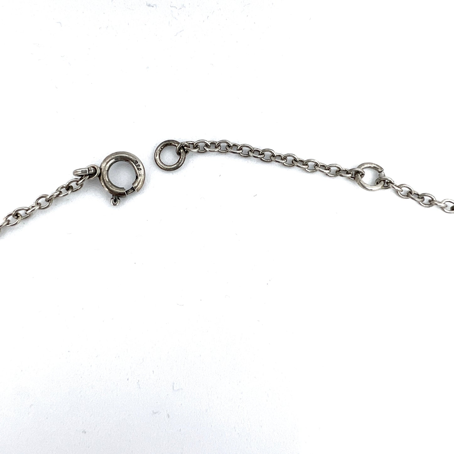Kalevala Koru, Finland Vintage Sterling Silver Set. Hearts Necklace and Earrings.
