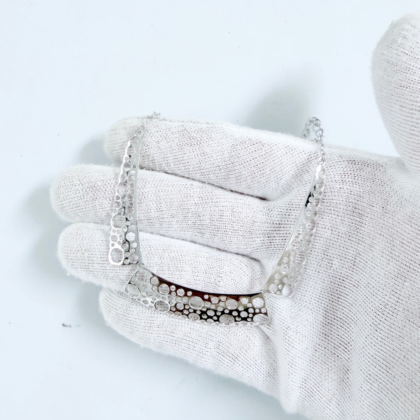 Kultakeskus, Finland. Design Liisa Vitali, Sterling Silver Necklace