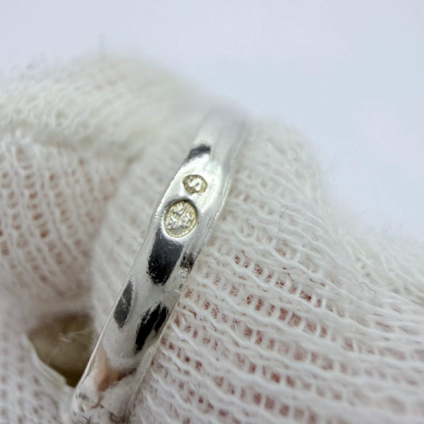 Vintage c 1950s. Vintage Sterling Silver Signet Ring