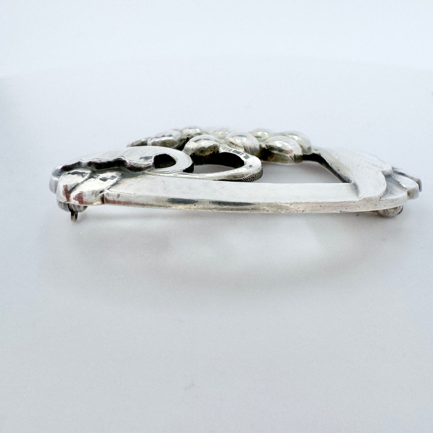 Georg Jensen, Denmark. Vintage Sterling Silver Brooch. Design 101