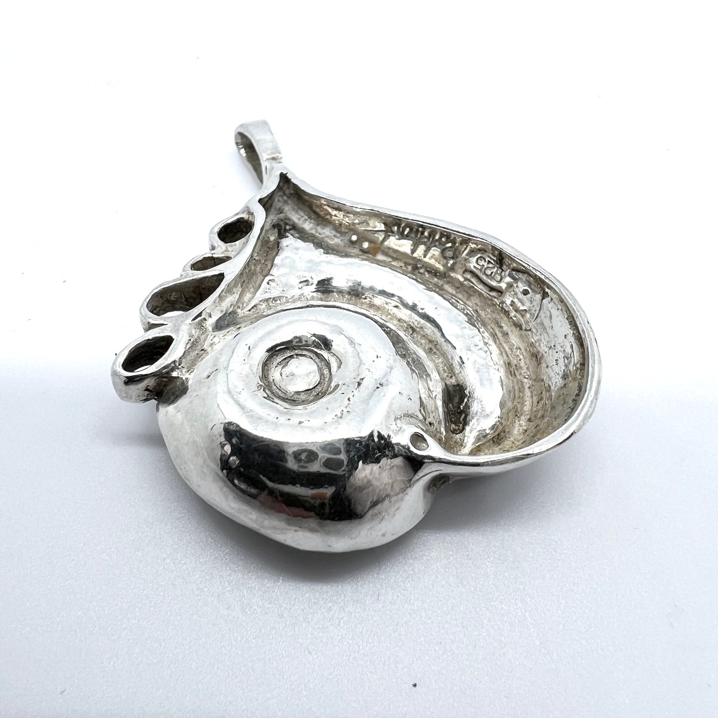 Robbert, Sweden 1970s. Vintage Sterling Silver Cultured Pearl Pendant.