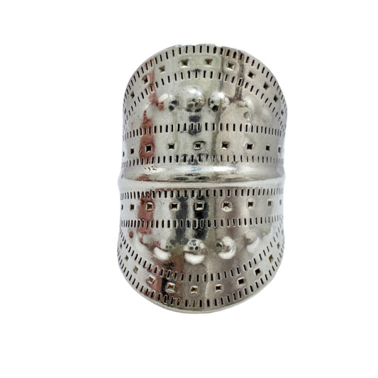 Odd Magnusson, Sweden. Vintage Viking Copy Sterling Silver Ring.