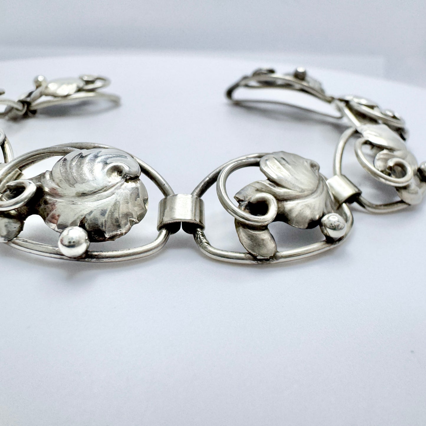 Denmark c 1950. Vintage Solid Silver Bracelet.