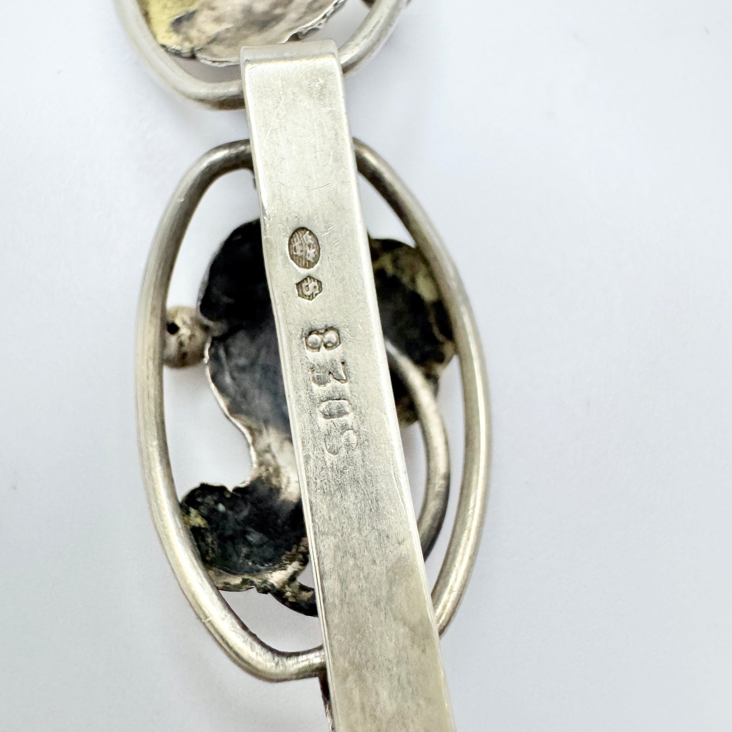 Denmark c 1950. Vintage Solid Silver Bracelet.