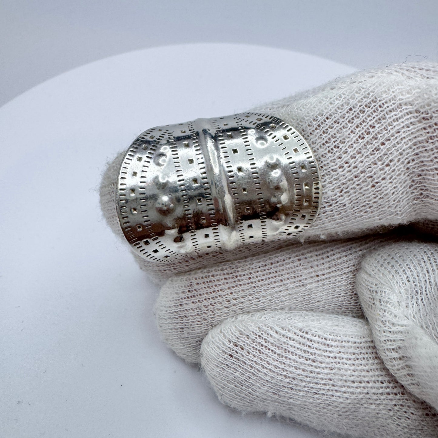 Odd Magnusson, Sweden. Vintage Viking Copy Sterling Silver Ring.