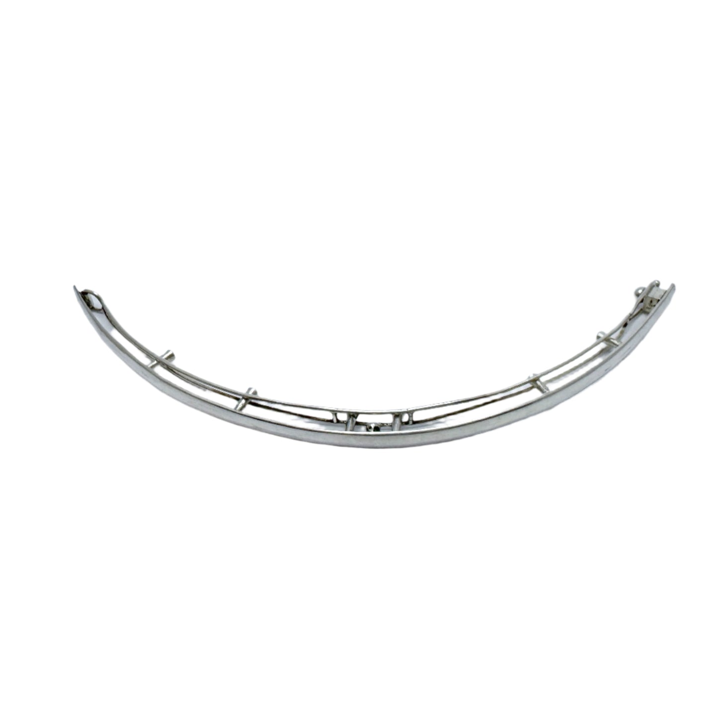 Kaplan, Sweden 1963. Vintage 6.3 inch Sterling Silver Barrette Hair Clip.