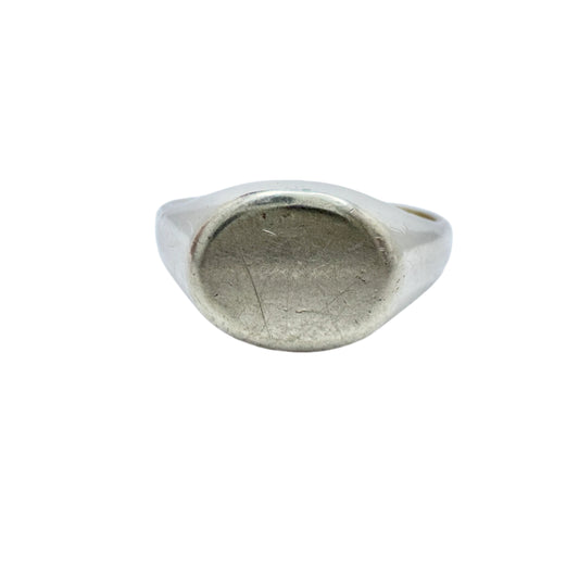 Frey & Co, Germany 1940s. Vintage Solid Silver Signet Ring.