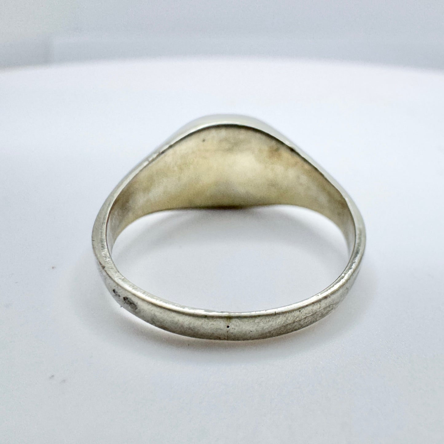 Frey & Co, Germany 1940s. Vintage Solid Silver Signet Ring.