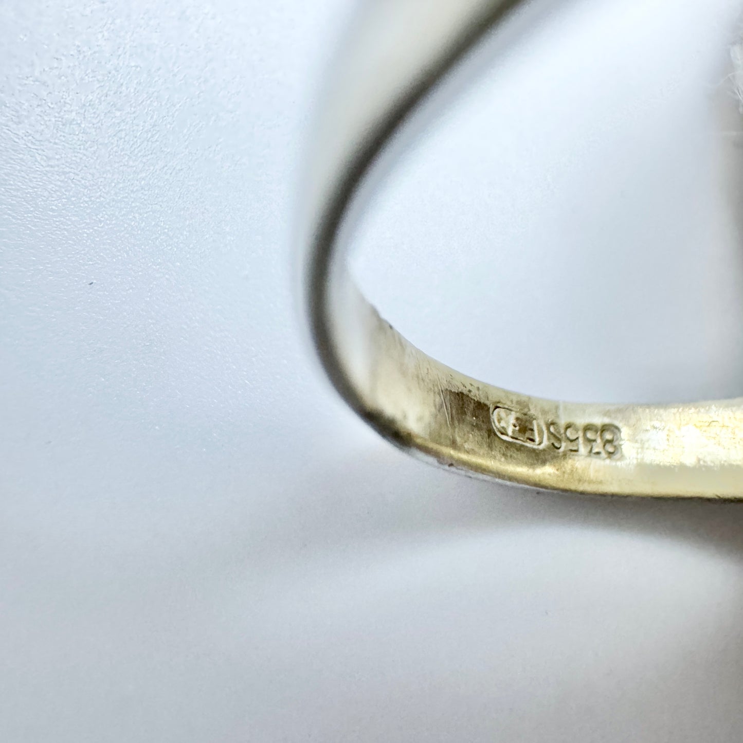 Frey & Co, Germany 1940s. Vintage Solid Silver Signet Ring.