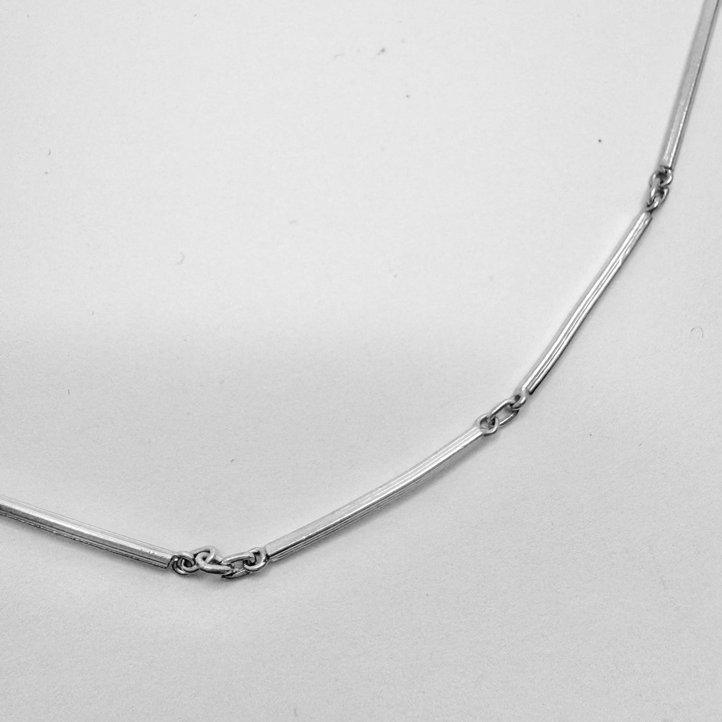 Wilhelm Harbeck, Sweden 1945. Vintage Sterling Silver Necklace.