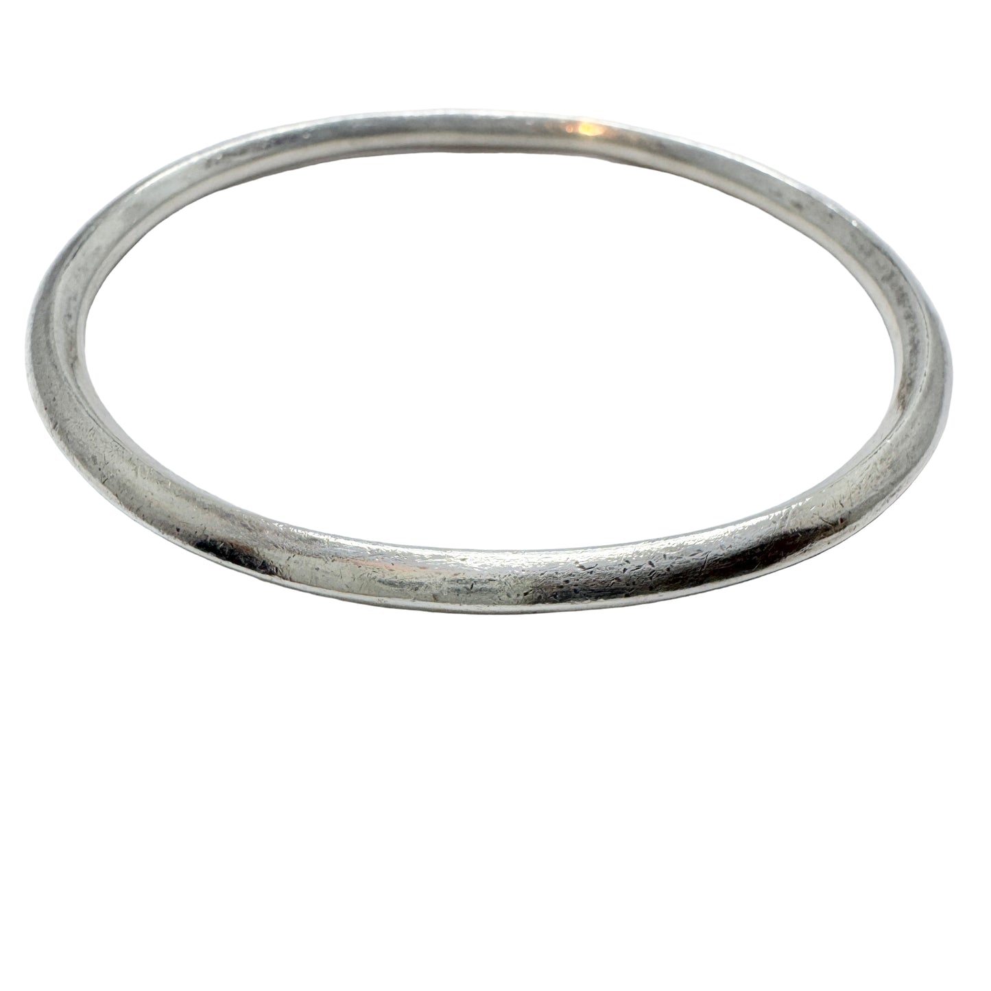 Bengt Liljedahl, Sweden 1976. Solid Sterling Silver Bangle Bracelet.